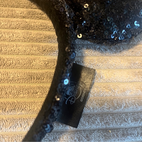 Disney Parks Halloween Orange & Black Tie Dye Minnie Ears Headband - Picture 4 of 4